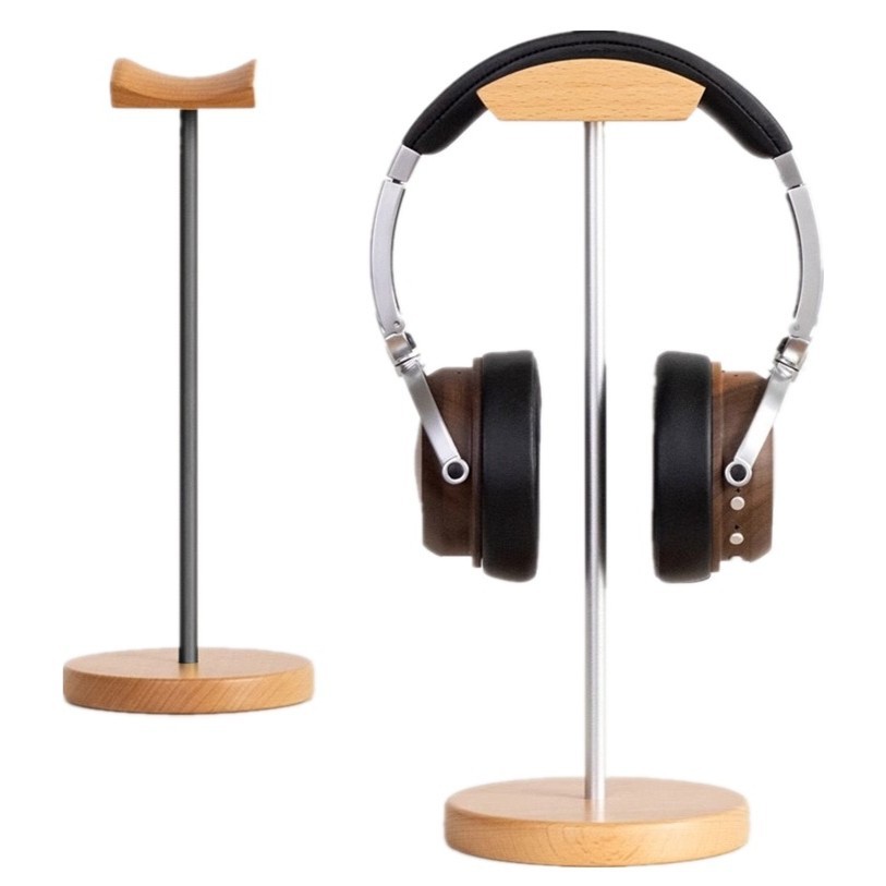 Gaming Accessories Sale - Black Walnut Wood & Aluminum Headphone