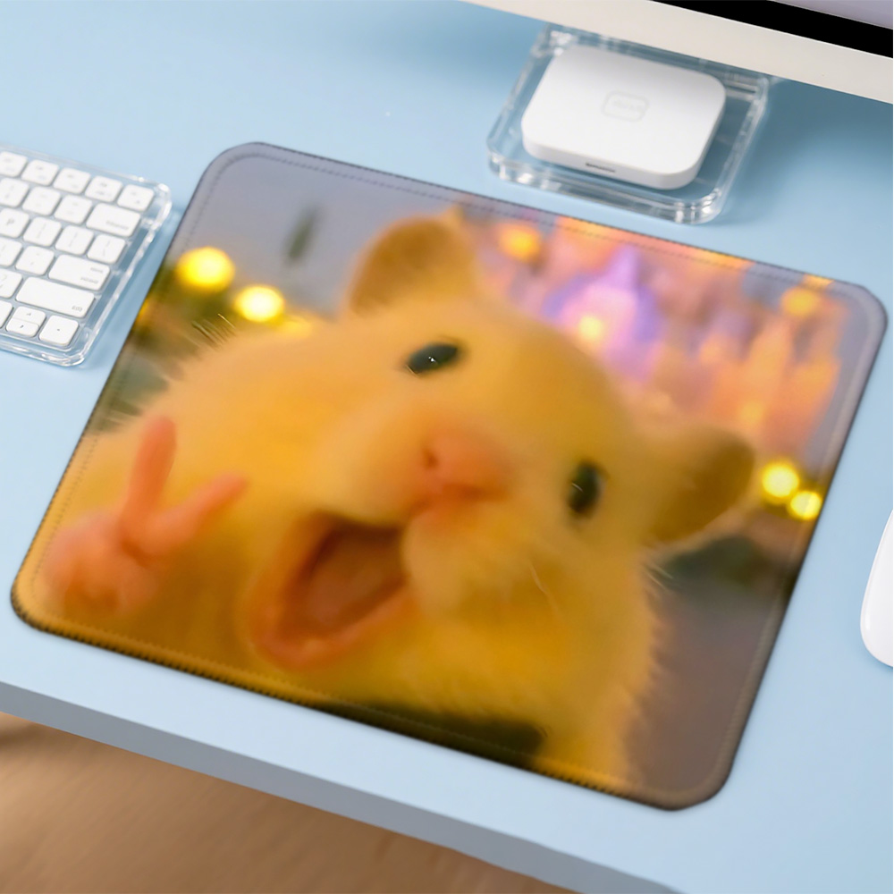 Gaming Accessories Companies - Mosepad cute hamster Computer Mat Desk