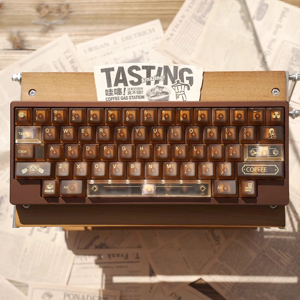 Gaming Accessories Shop - Custom TapTempo Coffee Shop Keycap Set