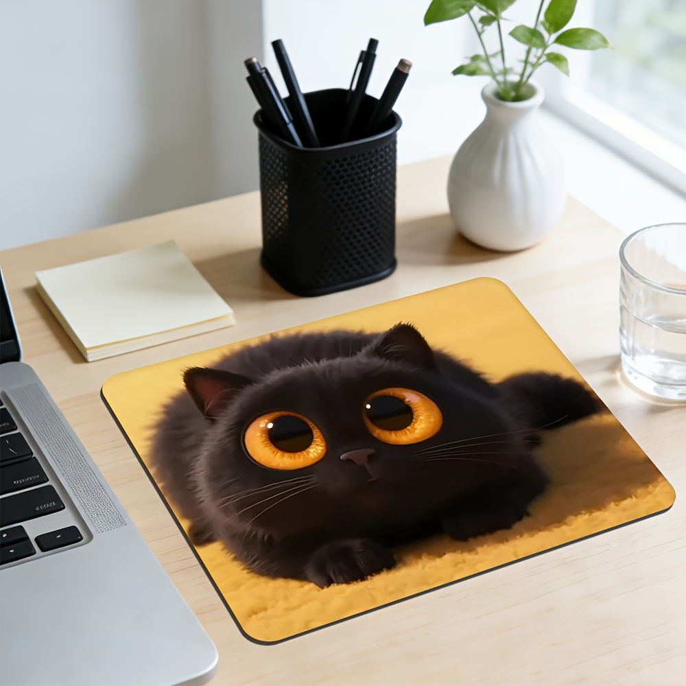 Gaming Accessories Brands - Brand Black Cat Mouse Pad Iron
