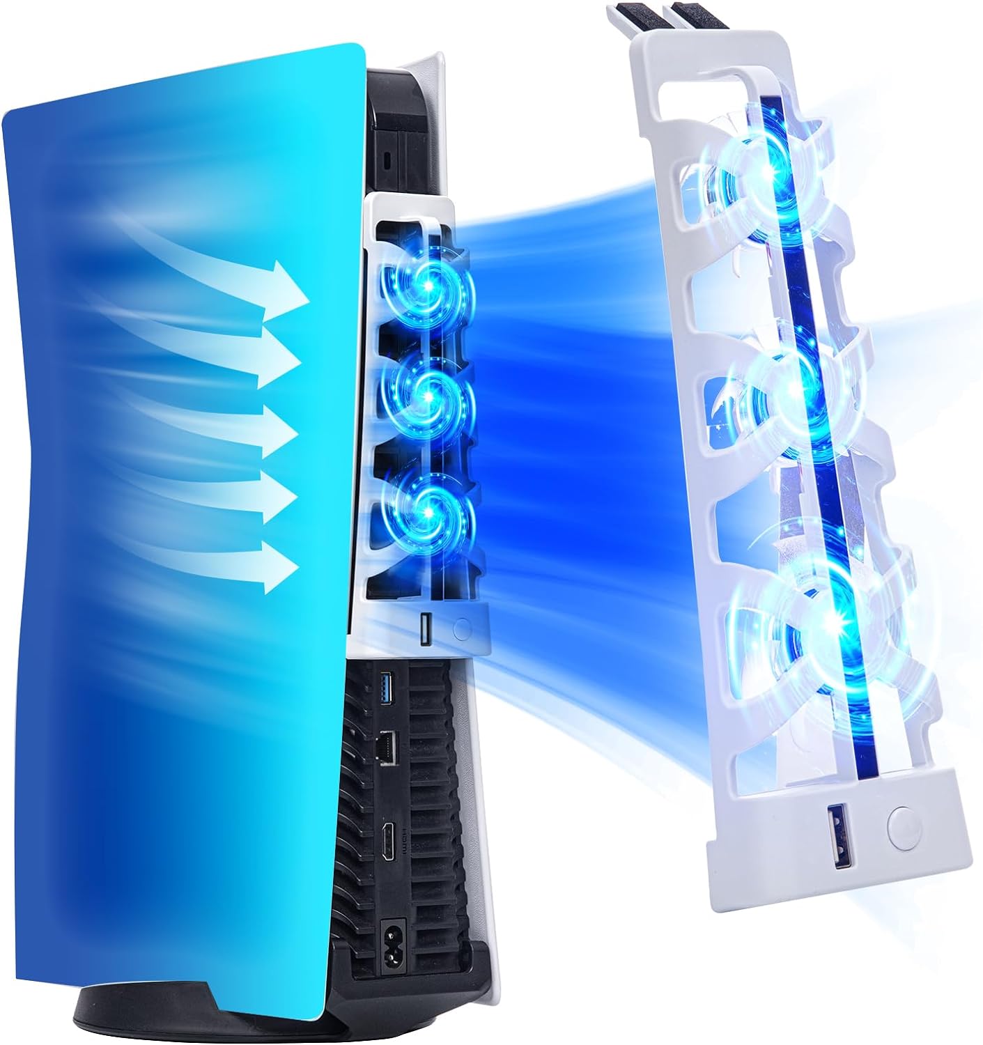 Gaming Accessories Playstation - For PS5 Slient Cooling Fan with