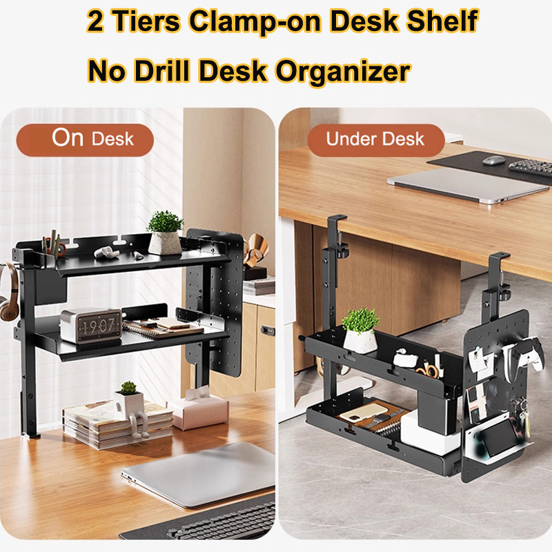 Clamp-on 14 inch Above Below D - Gaming Accessories Organizer ulasan dan harga