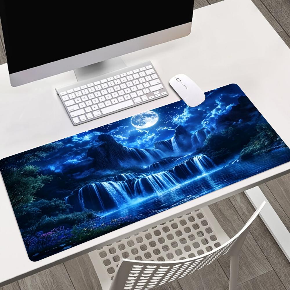 Moonlit Waterfall Landscape Pc - Gaming Accessories Organizer ulasan dan harga