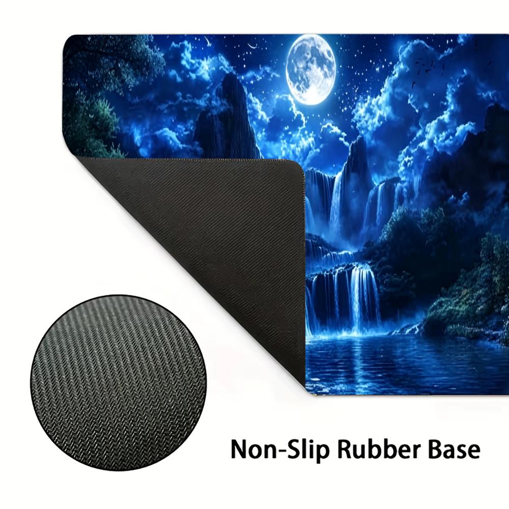 Moonlit Waterfall Landscape Pc - Gaming Accessories Organizer ulasan dan harga