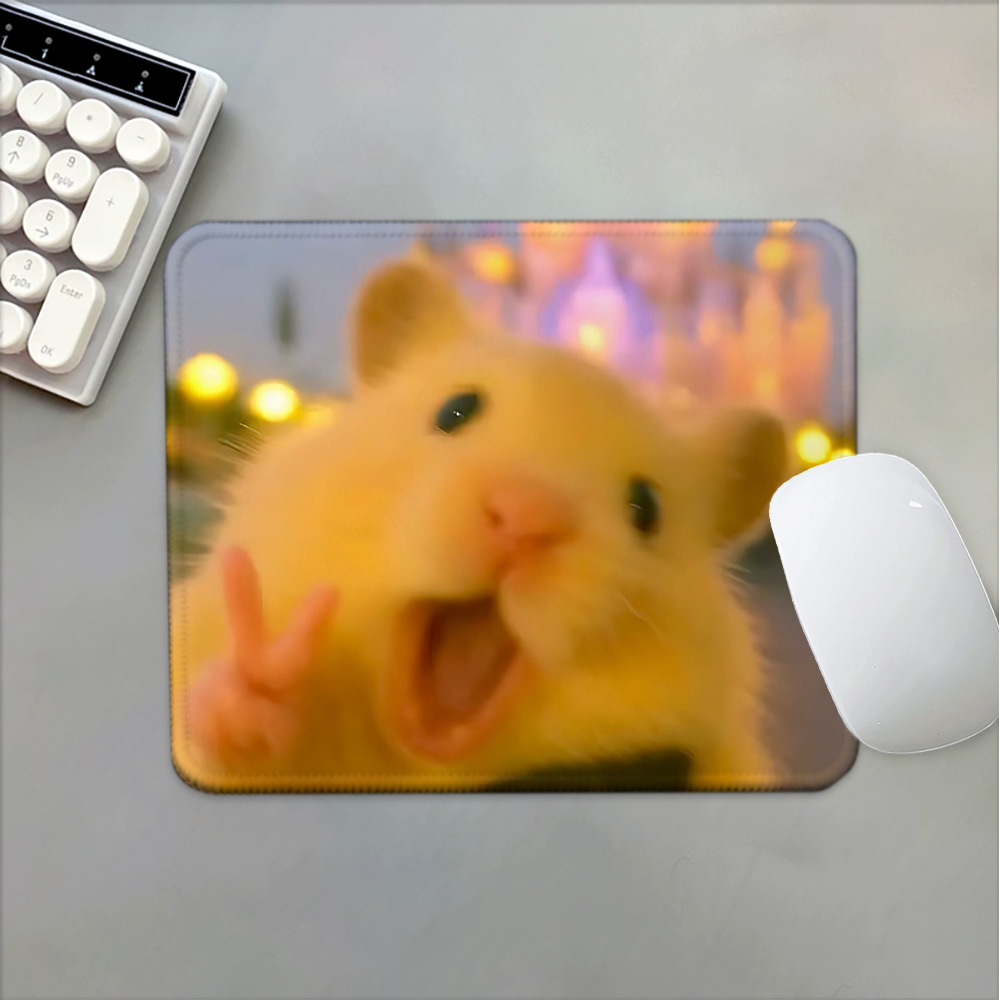 Mosepad cute hamster Computer  - Gaming Accessories Companies ulasan dan harga