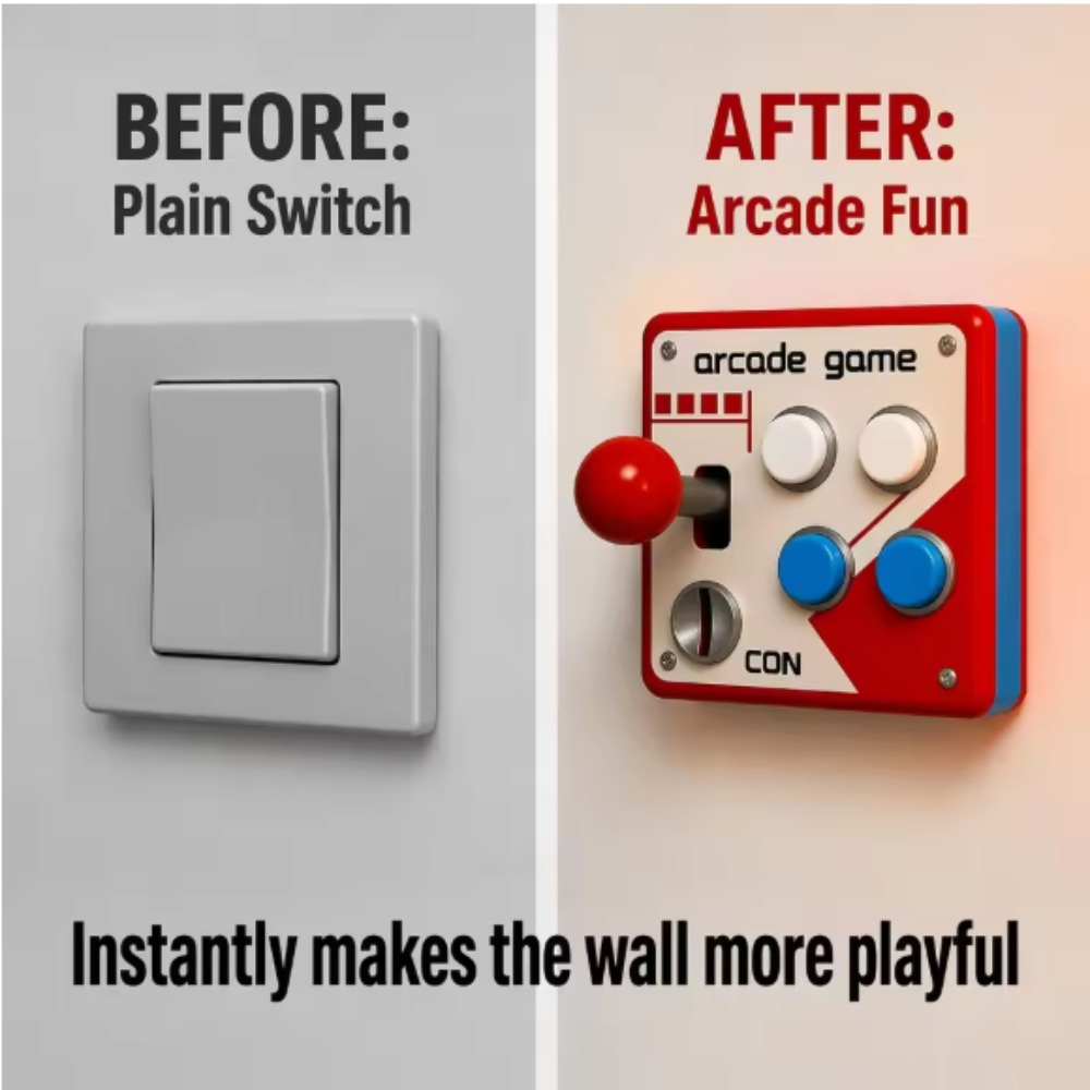 Retro Arcade Joystick Switch P - Gaming Accessories Wall ulasan dan harga