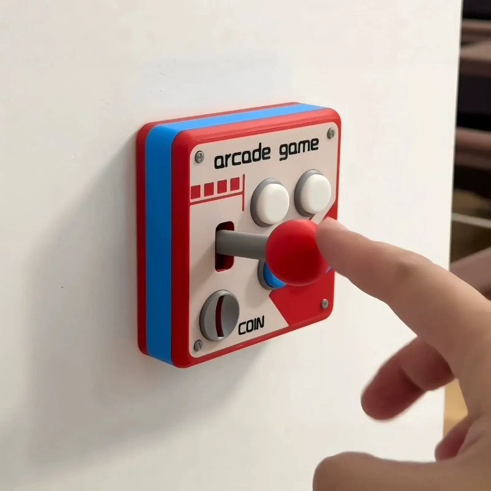 Retro Arcade Joystick Switch P - Gaming Accessories Wall ulasan dan harga