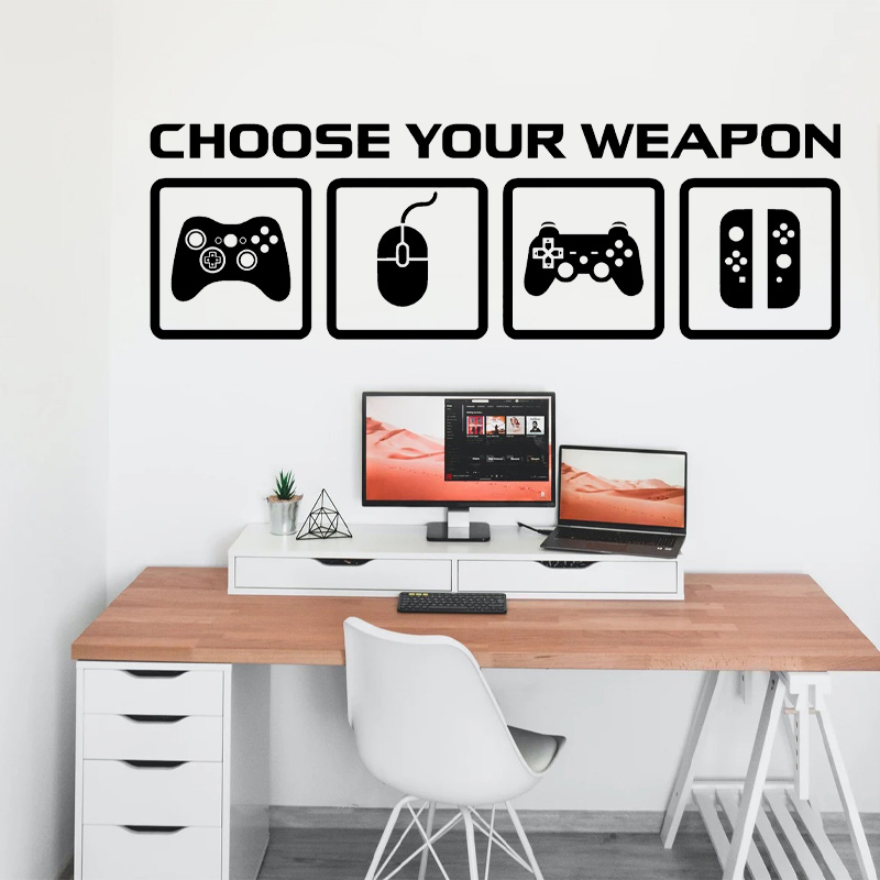 Video Game Decor Wall Decal  C - Gaming Accessories Wall ulasan dan harga