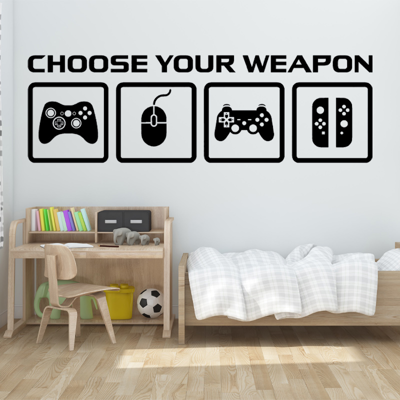 Video Game Decor Wall Decal  C - Gaming Accessories Wall ulasan dan harga