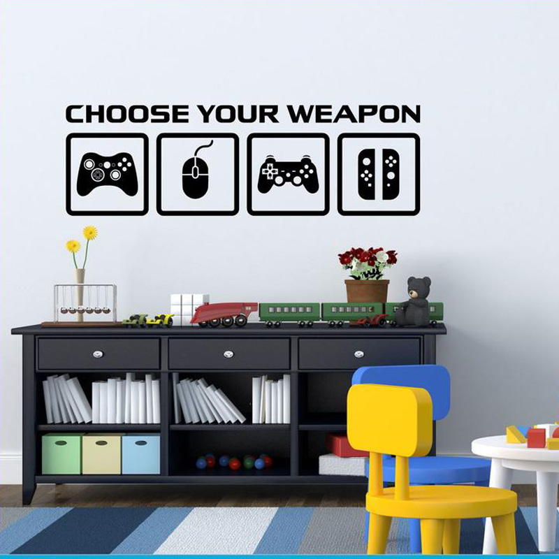 Video Game Decor Wall Decal  C - Gaming Accessories Wall ulasan dan harga