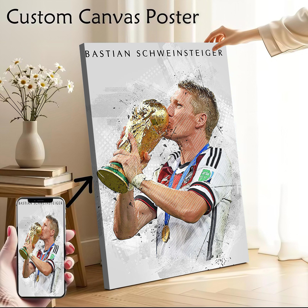 Bastian Schweinsteiger Canvas  - Gaming Accessories Wall ulasan dan harga