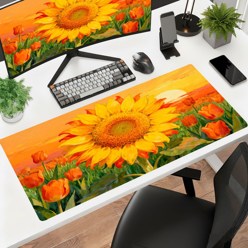 Brand Yellow Sunflower Mouse P - Gaming Accessories Brands ulasan dan harga