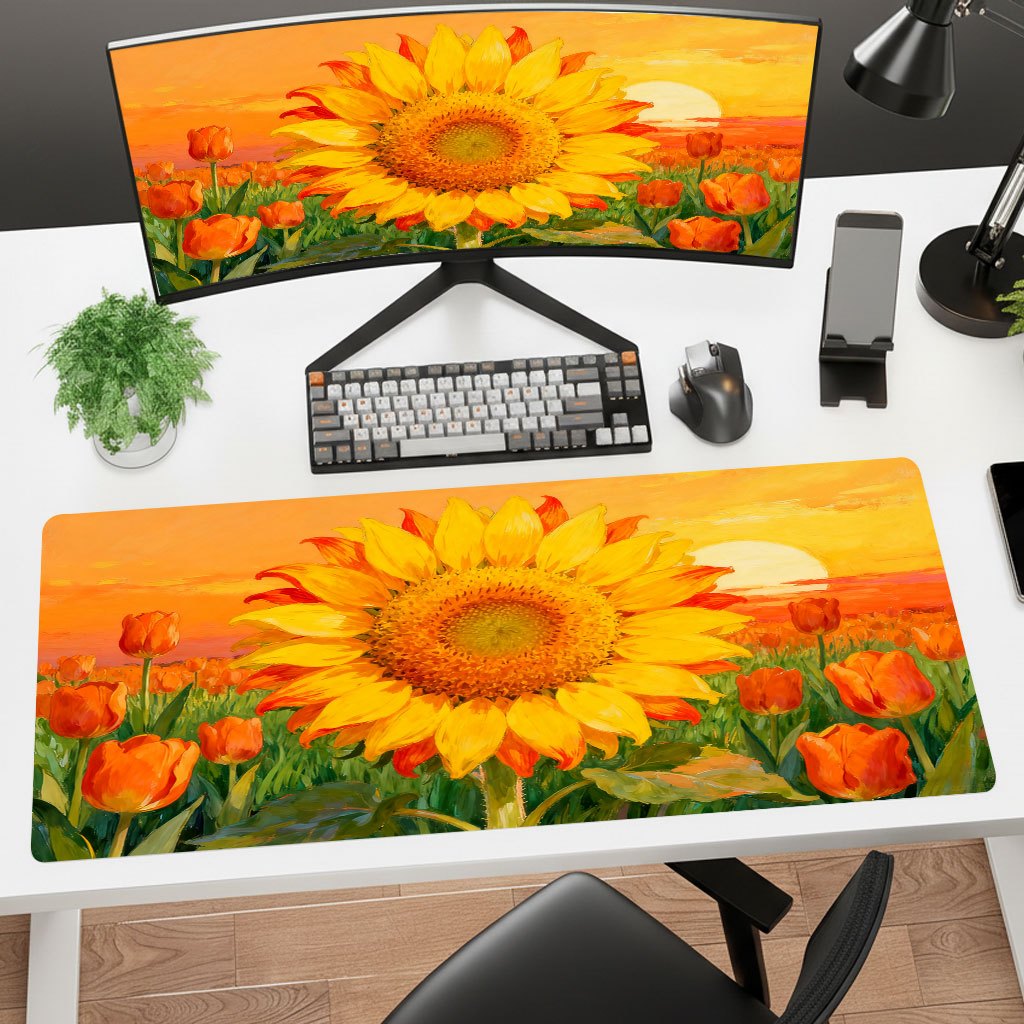 Brand Yellow Sunflower Mouse P - Gaming Accessories Brands ulasan dan harga
