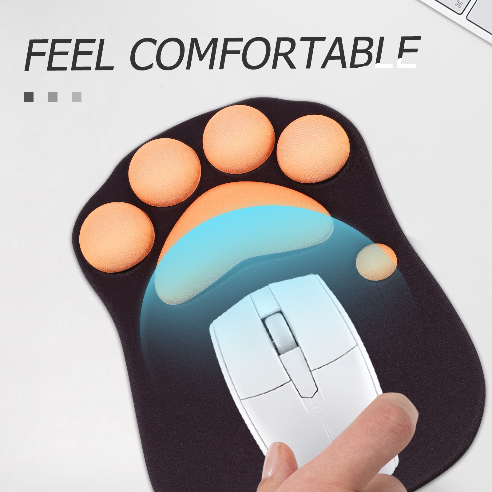 Cat Paw Mouse Pad Soft Wrist S - Gaming Accessories Shop ulasan dan harga