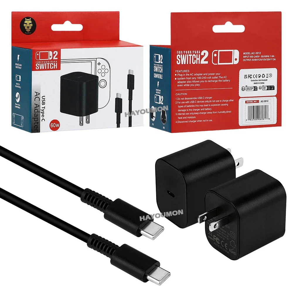 AC Adapter For Switch 2 Fast C - Gaming Accessories Wall ulasan dan harga