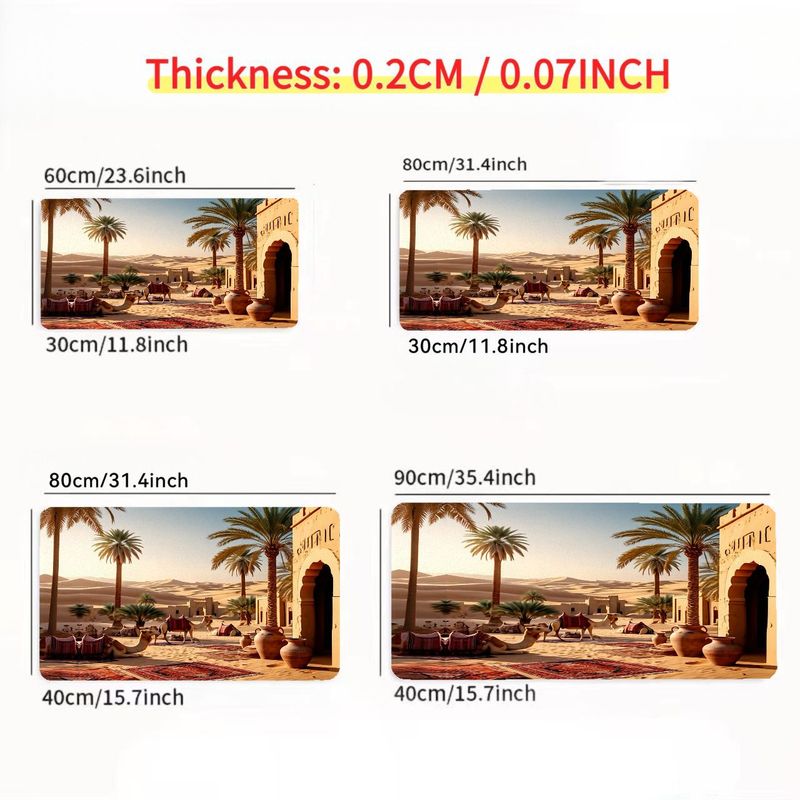 Brand Extra-Large 3D Desert Mo - Gaming Accessories Brands ulasan dan harga
