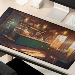 Kawaii Anime Desk Mat Coffee S - Gaming Accessories Shop ulasan dan harga
