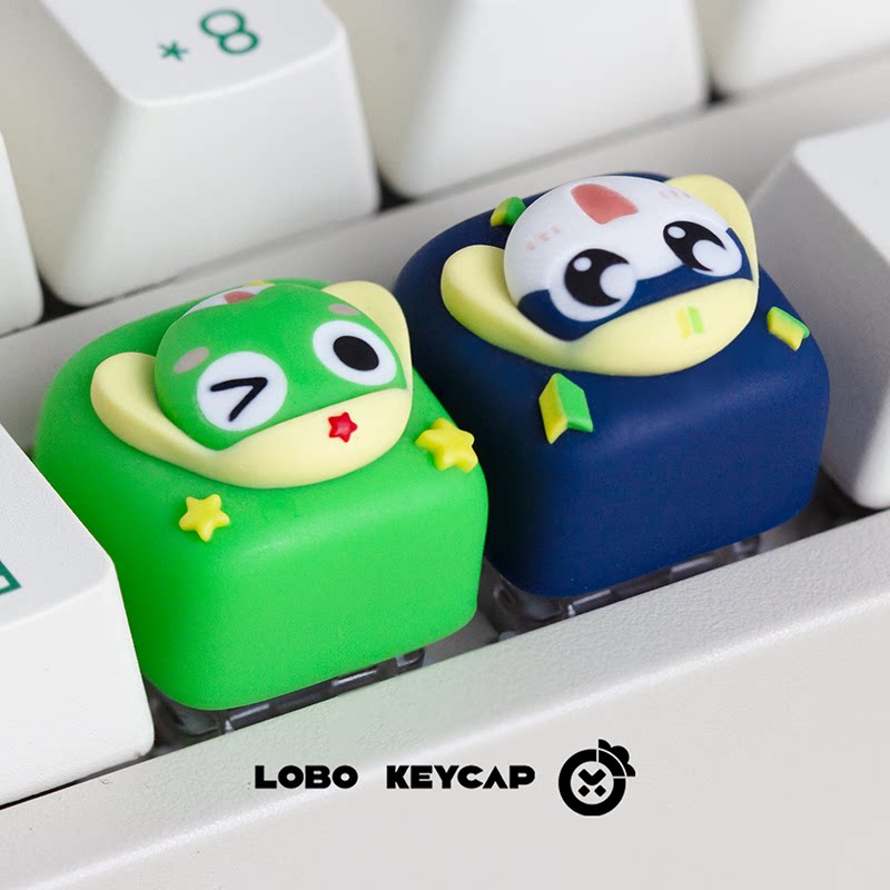 Keroro Themed Anime Keycaps Me - Gaming Accessories Cute ulasan dan harga