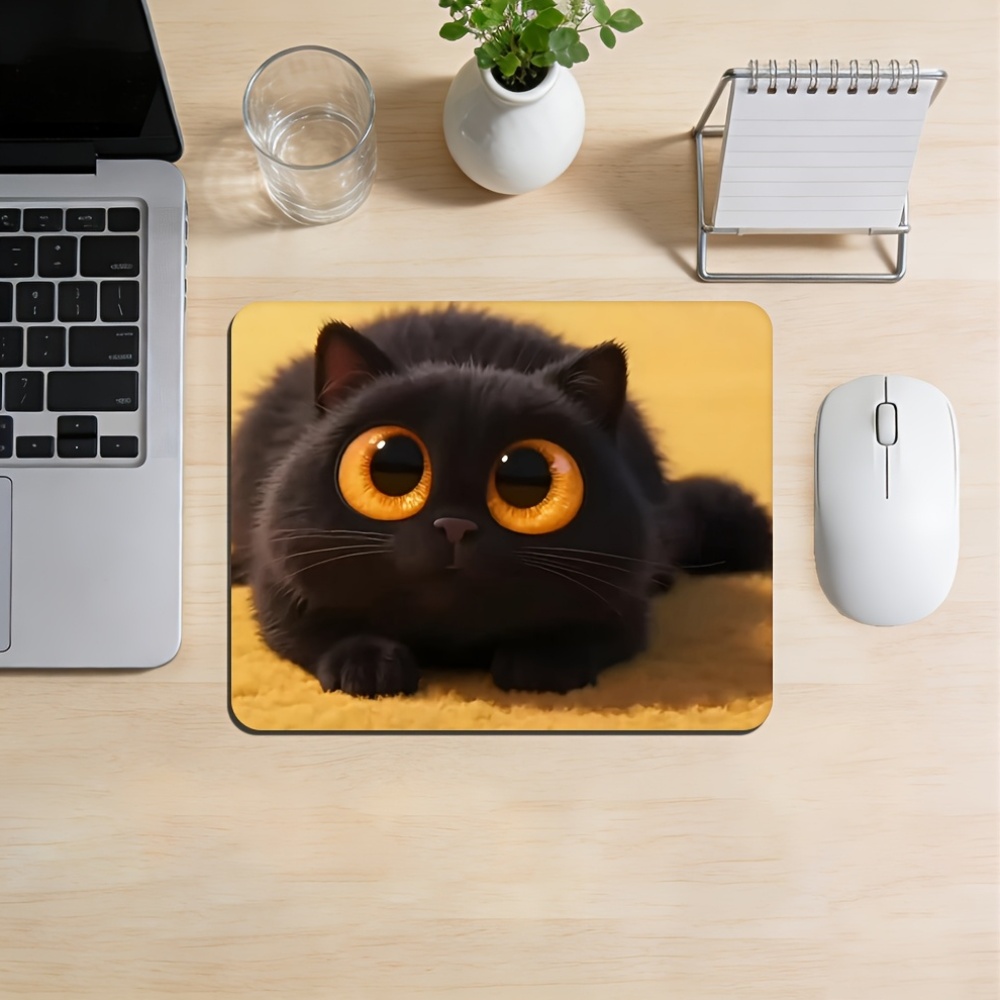 Brand Black Cat Mouse Pad Iron - Gaming Accessories Brands ulasan dan harga