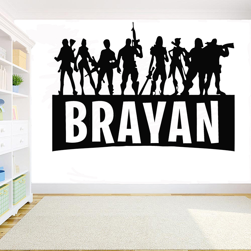 Game Gamer Personalised Name w - Gaming Accessories Wall ulasan dan harga