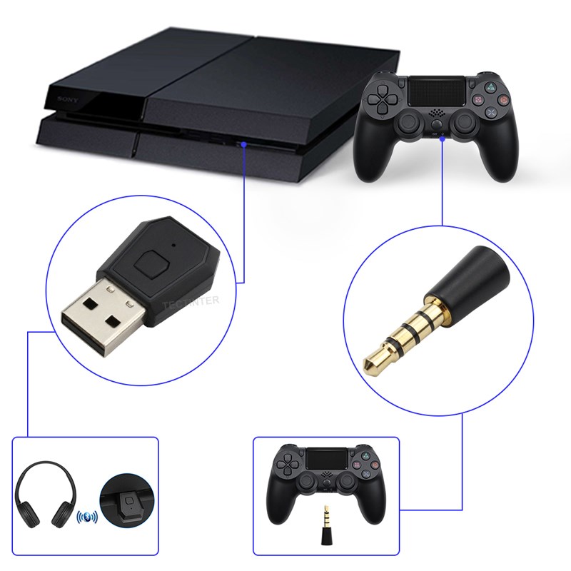 USB Wireless Adapter Receiver  - Gaming Accessories Playstation ulasan dan harga