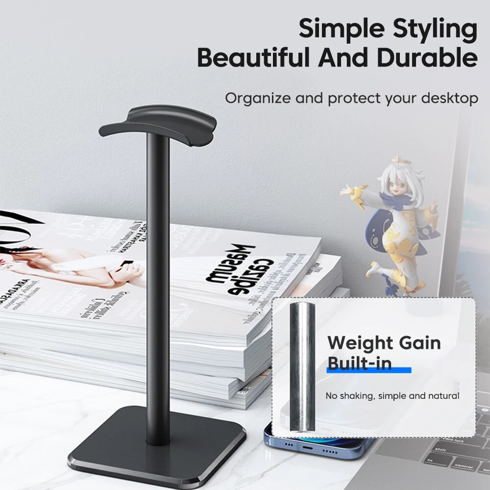 Universal Headphone Stand Alum - Gaming Accessories Sale ulasan dan harga