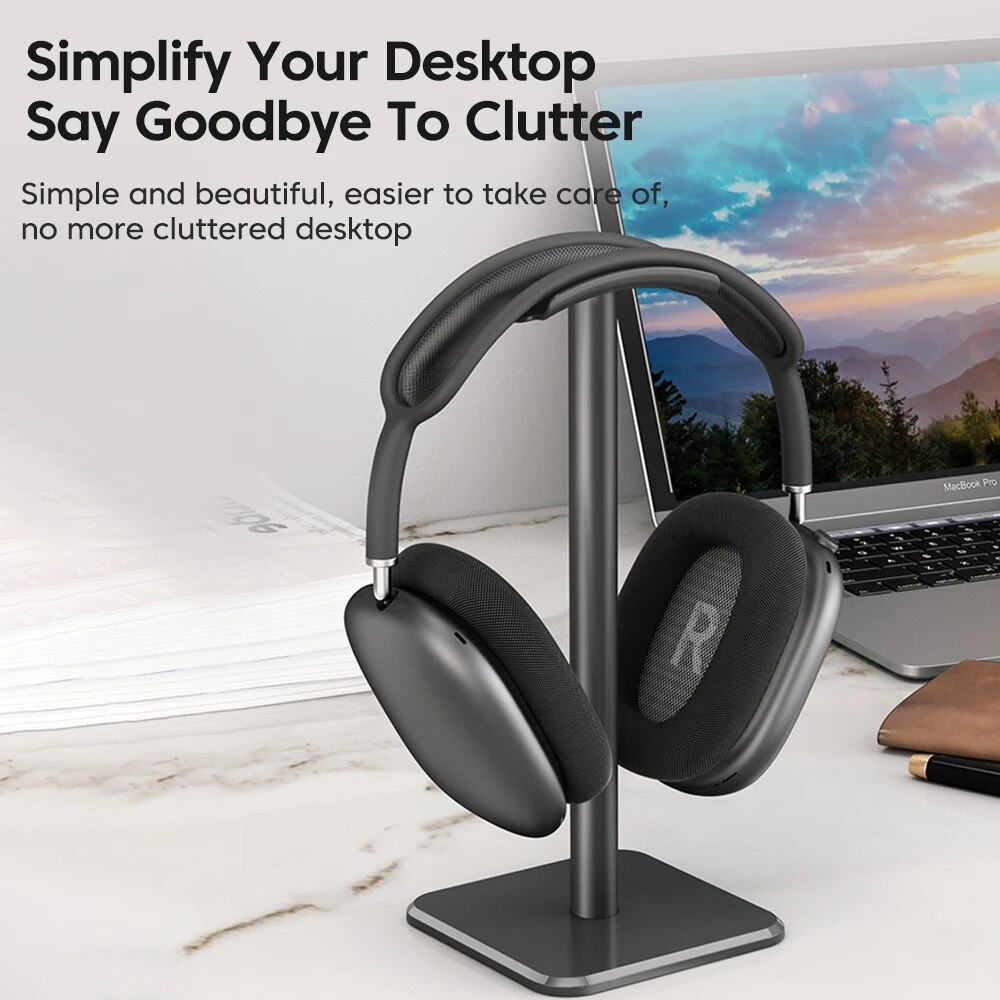 Universal Headphone Stand Alum - Gaming Accessories Sale ulasan dan harga