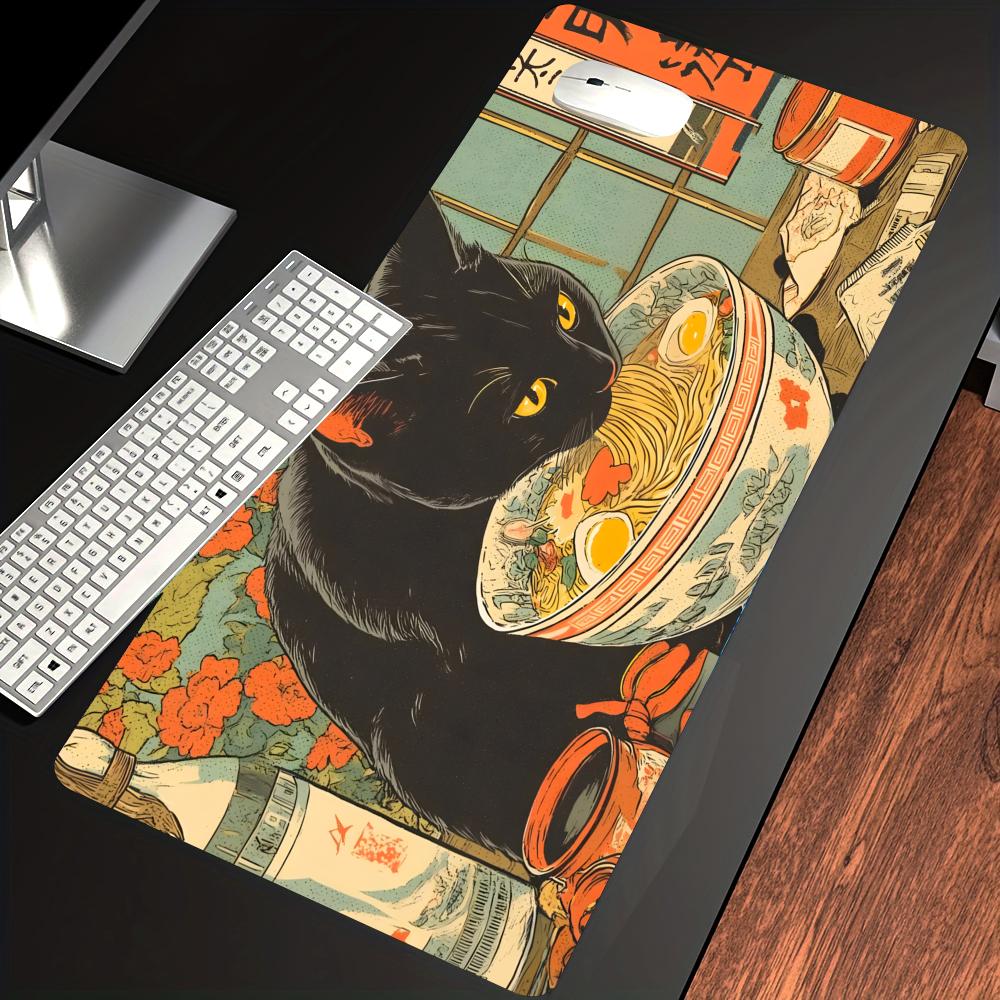 HYBXAXC Black cat loves to eat - Gaming Accessories Shop ulasan dan harga
