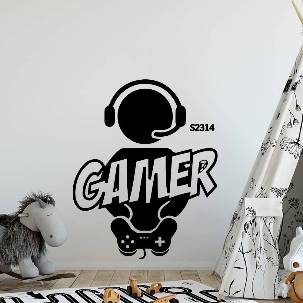 1pc Gamer Wall Art Decal For K - Gaming Accessories Wall ulasan dan harga