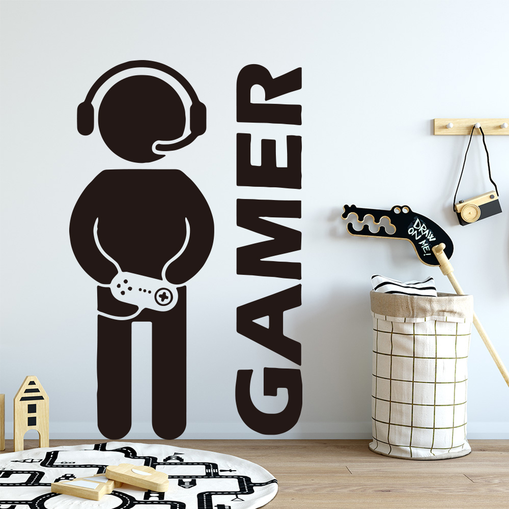 1pc Gamer Wall Art Decal For K - Gaming Accessories Wall ulasan dan harga