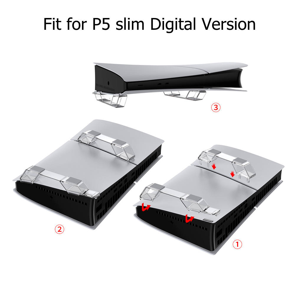 Horizontal Stand for PS5 Slim  - Gaming Accessories Playstation ulasan dan harga