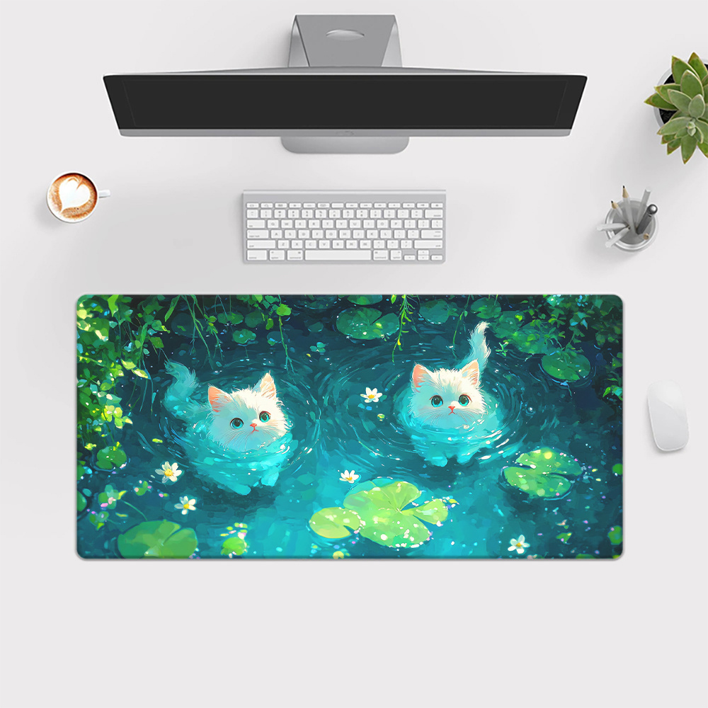 Brand Cute Cat Pond XXL Mousep - Gaming Accessories Brands ulasan dan harga