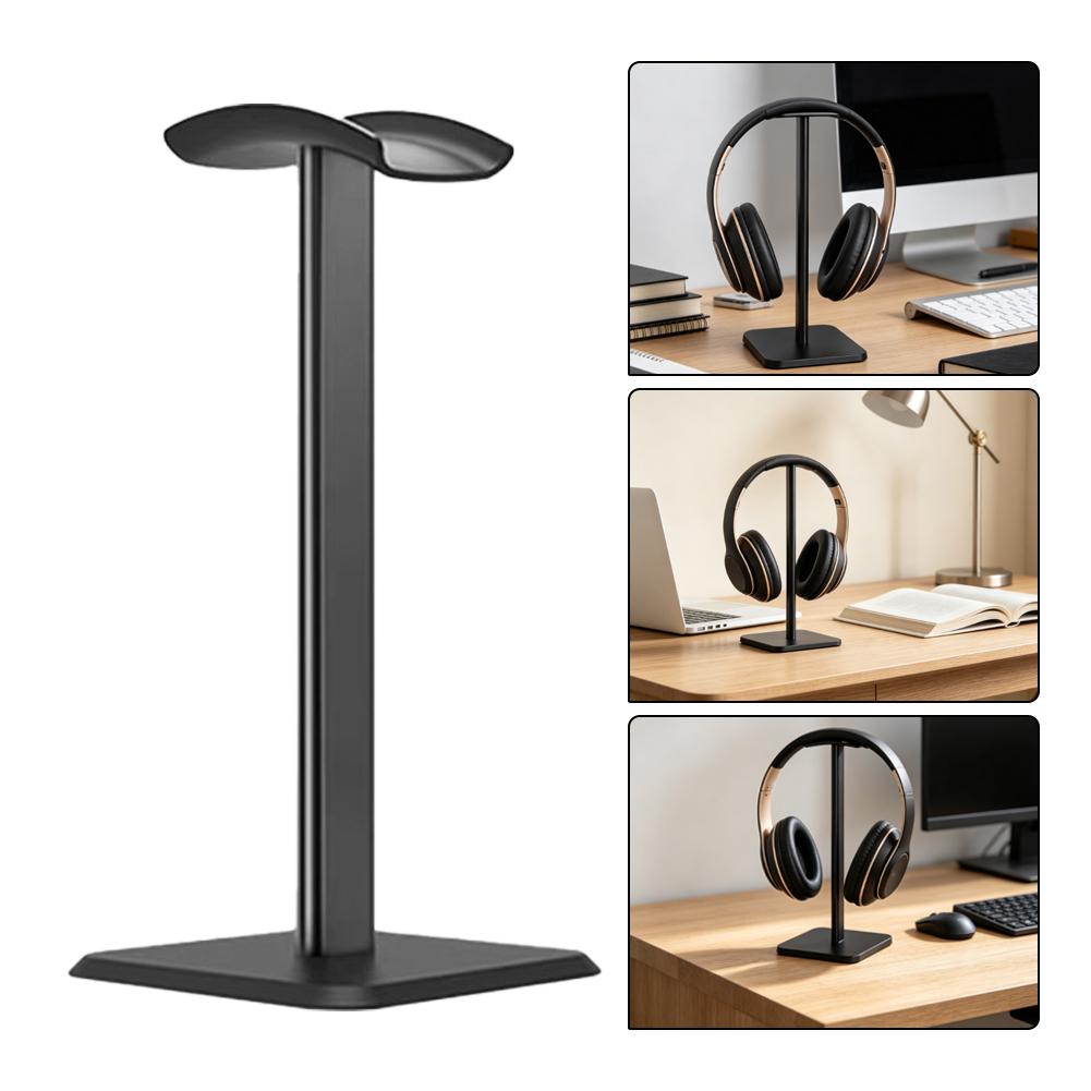 Black Aluminum Alloy Headphone - Gaming Accessories Organizer ulasan dan harga